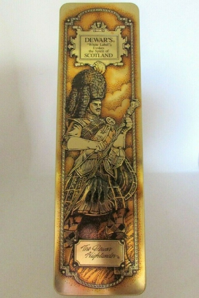 Dewar's Scottish Whisky  Hinged Tin