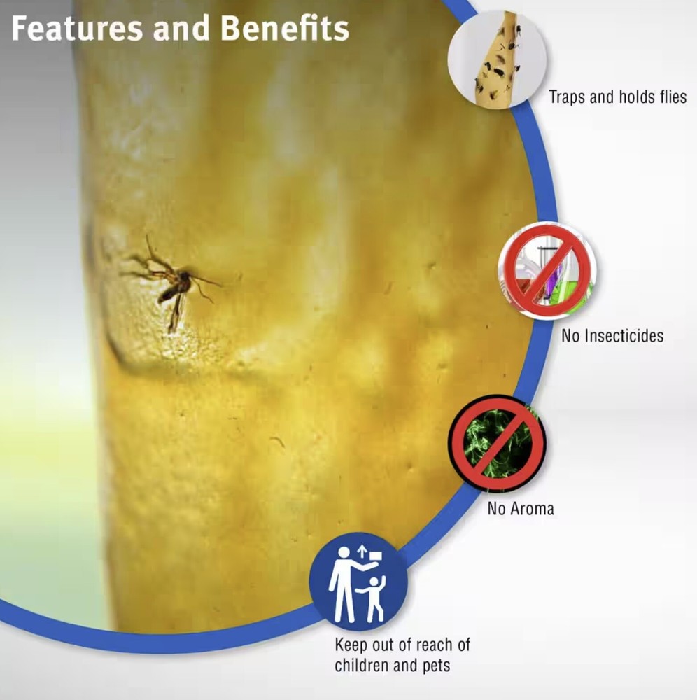 Raid FR10B-RAID 10 Count Fly & Insect Catcher Ribbons