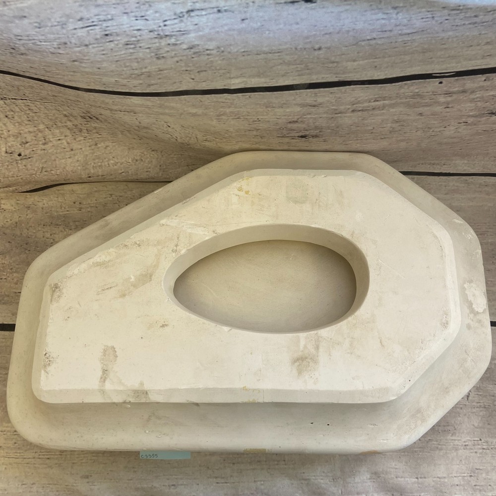 Glenview Ceramic Casting Mold Leaf Shaped Bowl #G-17
