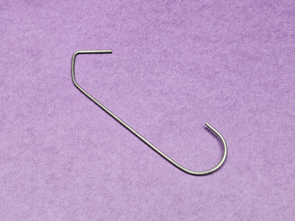 Powder Coating Hooks, Spray Painting Hooks - CV Hook .062 x 4"