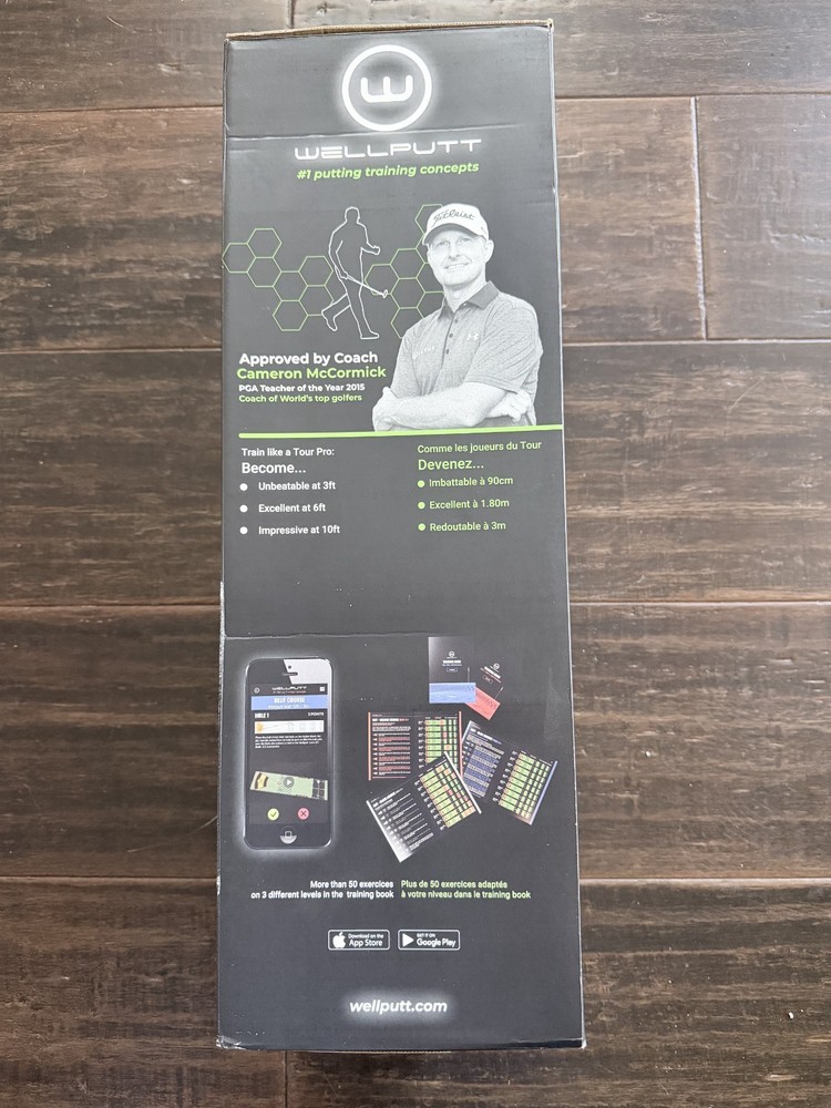 WellPutt - Golf Putting Training Mat - Classic Green 3M/10ft New!!!!