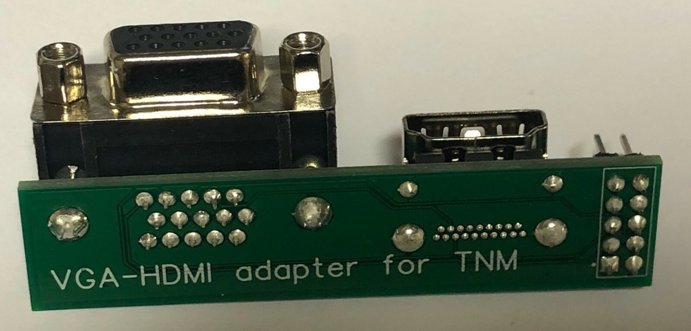 VGA-HDMI adapter for TNM5000