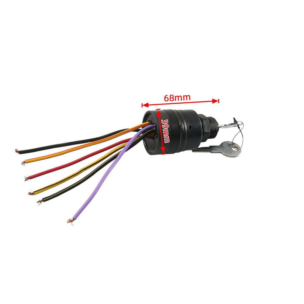 6Wire Connector Boat Ignition Switch Replacement For Mercury Outboard Motor 1994