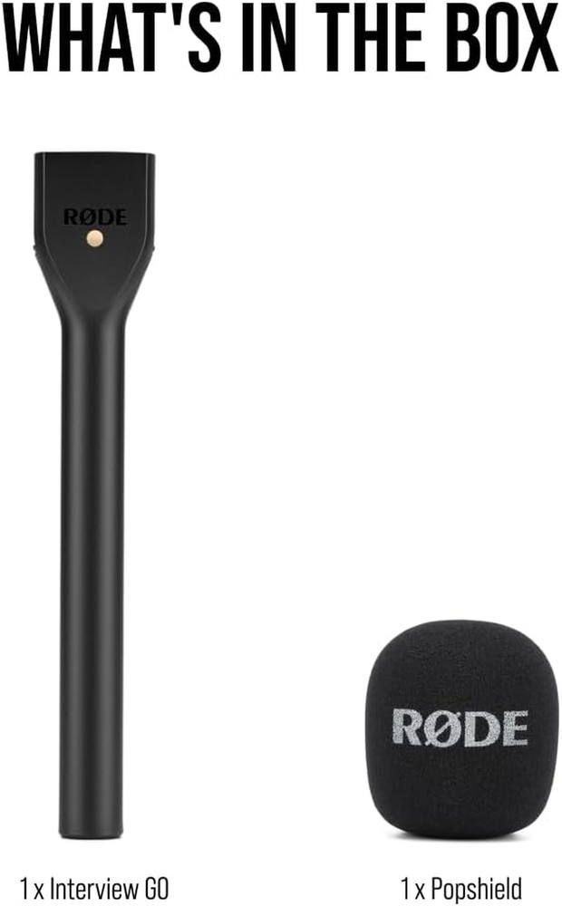 Interview GO Handheld Adaptor for Wireless Microphones (Black)