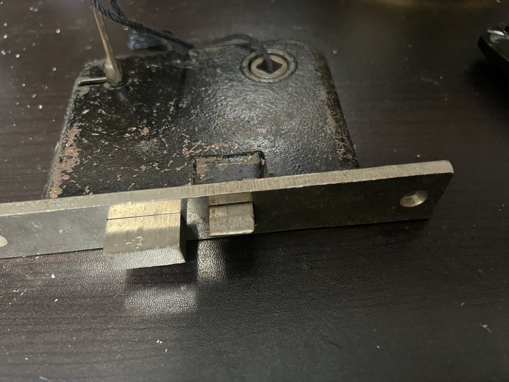 Antique Victorian Passage Mortise Lock Skeleton Key