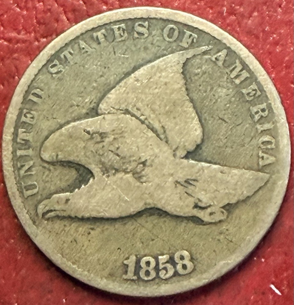 1858 Flying Eagle Cent. Free Shipping