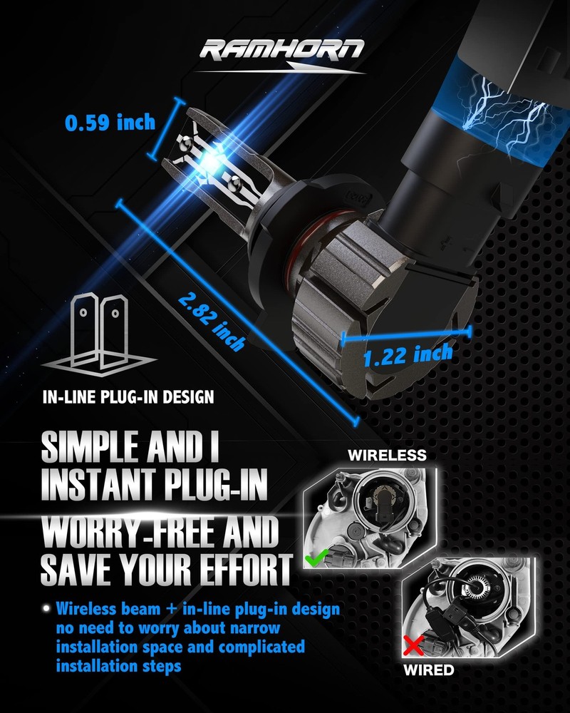 RAMHORN 90-12 Fog Light 9012