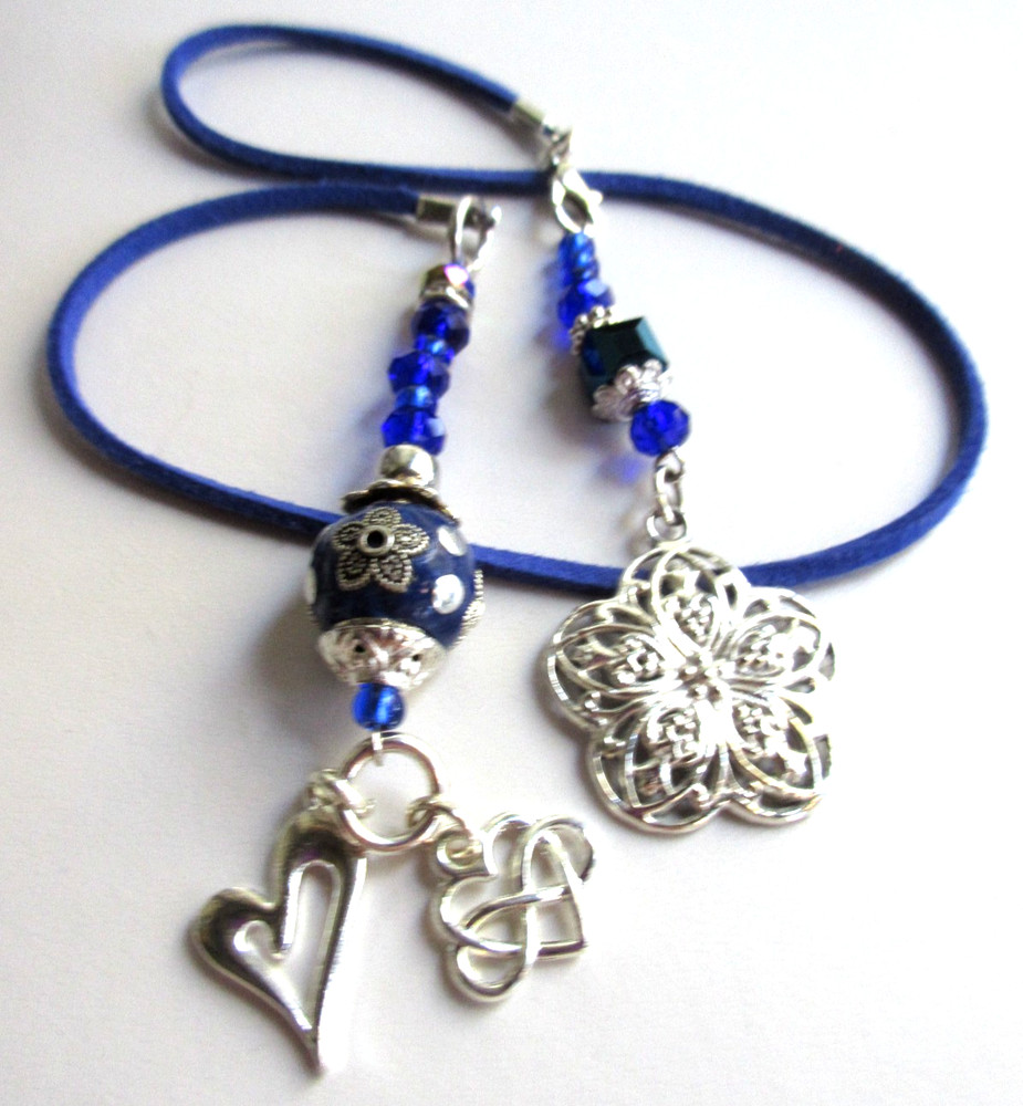 Filigree Flower & Hearts Bookmark   20 inches