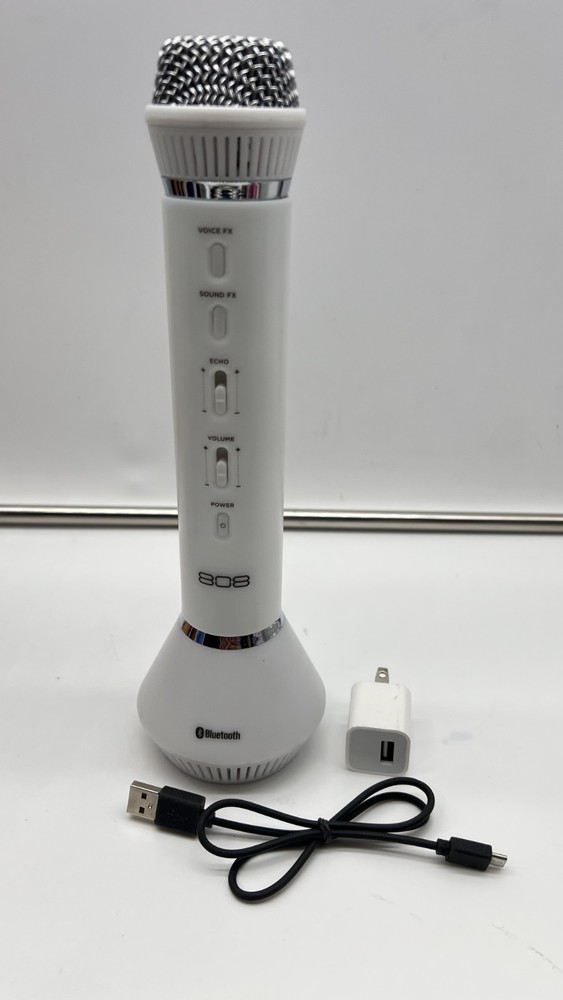 SPKA10 SINGSATION BLUETOOTH KARAOKE MICROPHONE WITH LIGHTS AND SPEAKER