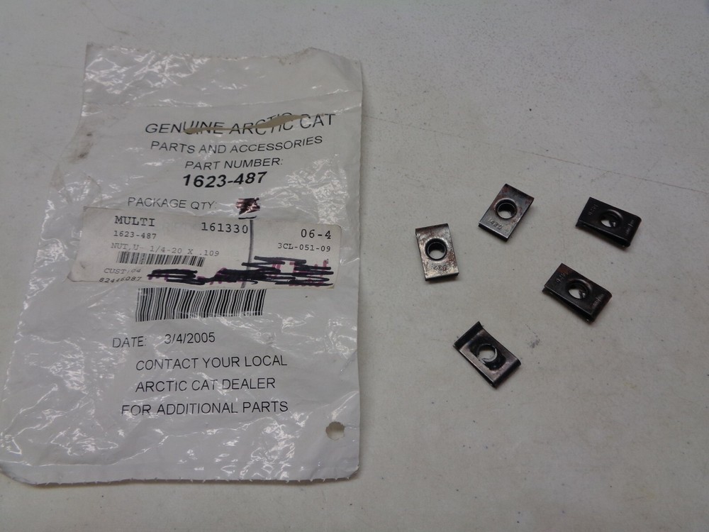 ARCTIC CAT U-NUT 1623-487 QTY-5