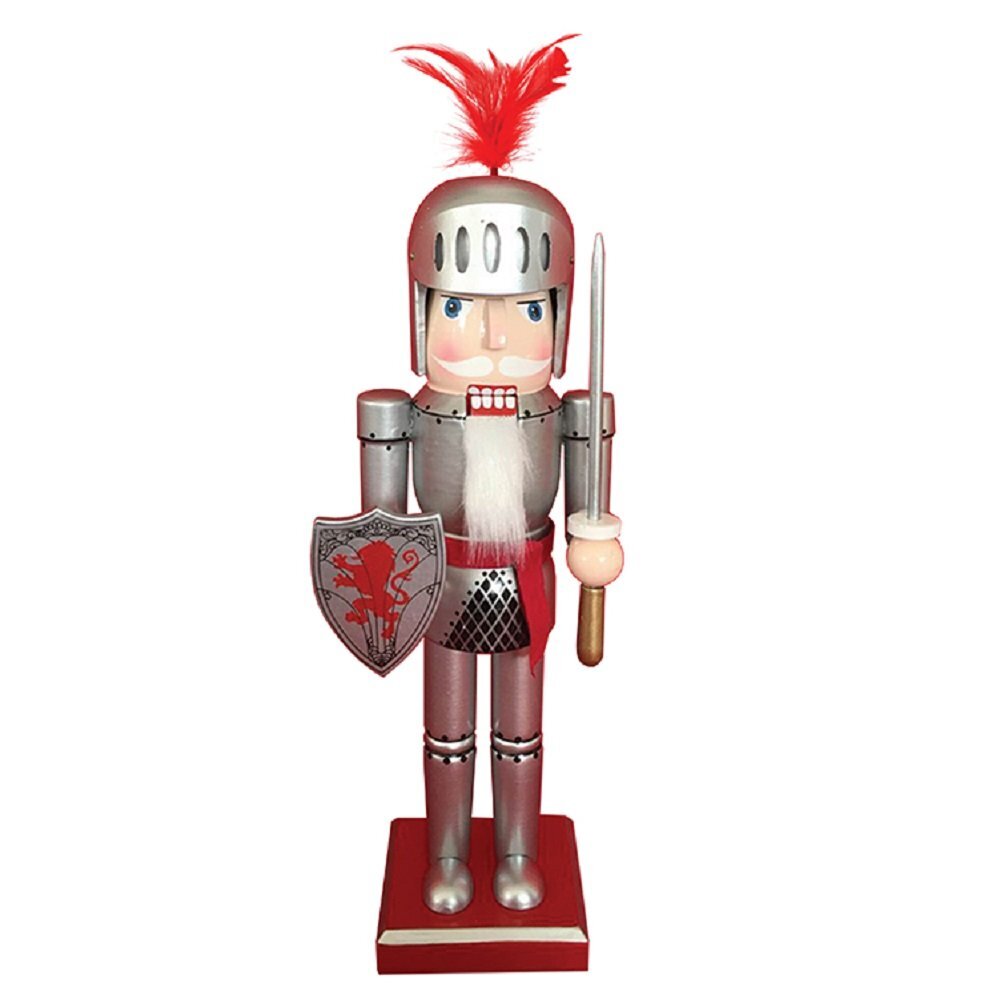 Santa's Workshop 14" Red Lion Knight Nutcracker