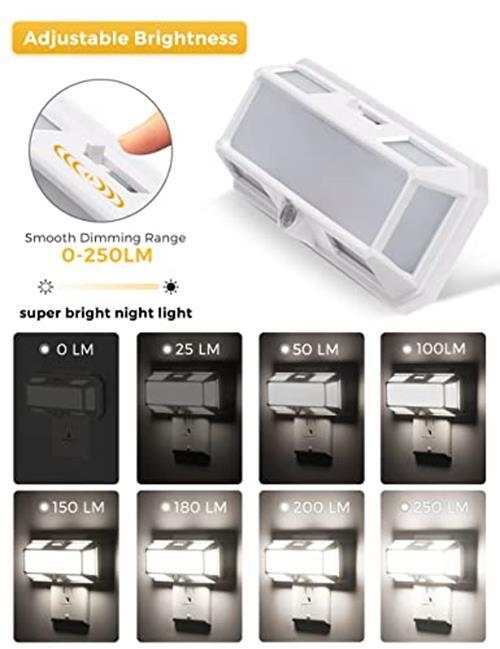 LED Night Lights Plug into Wall [2 Pack], Night Lights Plug into Wall,