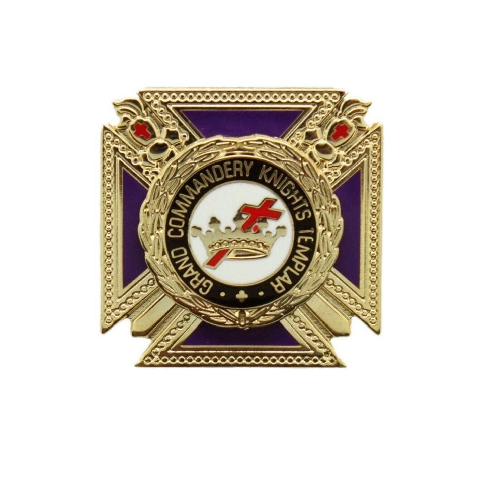 York Rite Past Grand Commander Cloisonne Masonic Lapel Pin