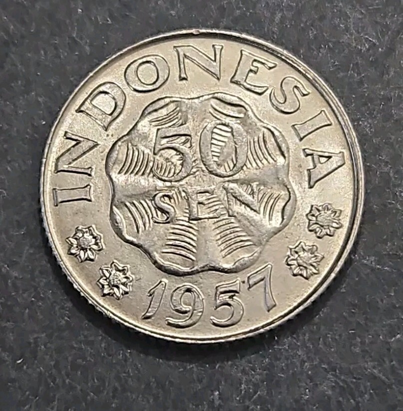 1957 Indonesia - 50 Sen   (KM.#10.2)