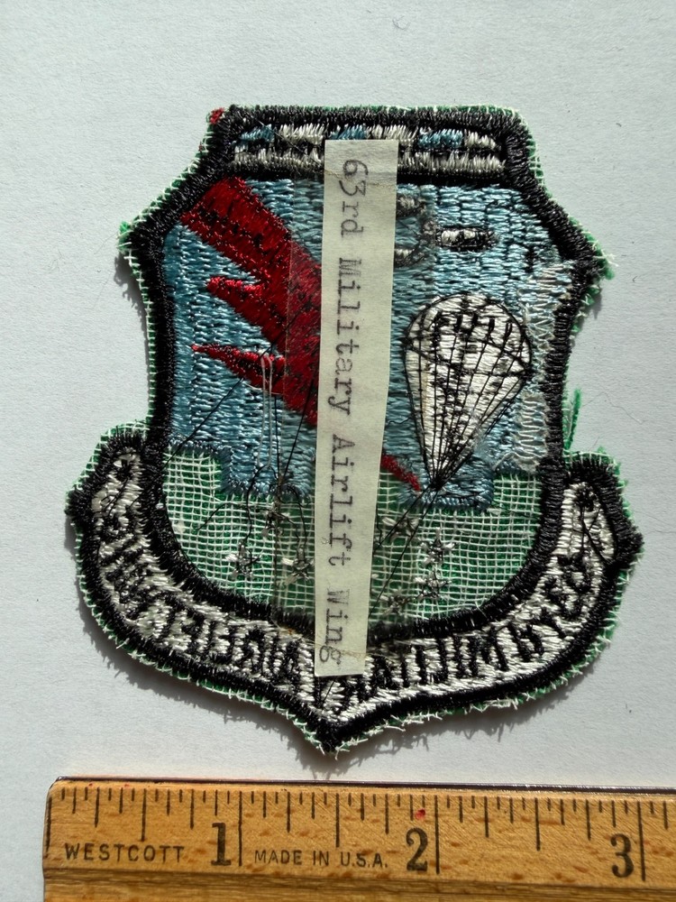 63rd Military Airlift Wing US Air Force Patch