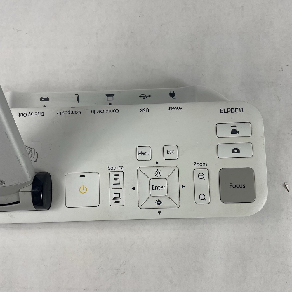 Epson ELPDC11 Document Camera No Cords No Remote