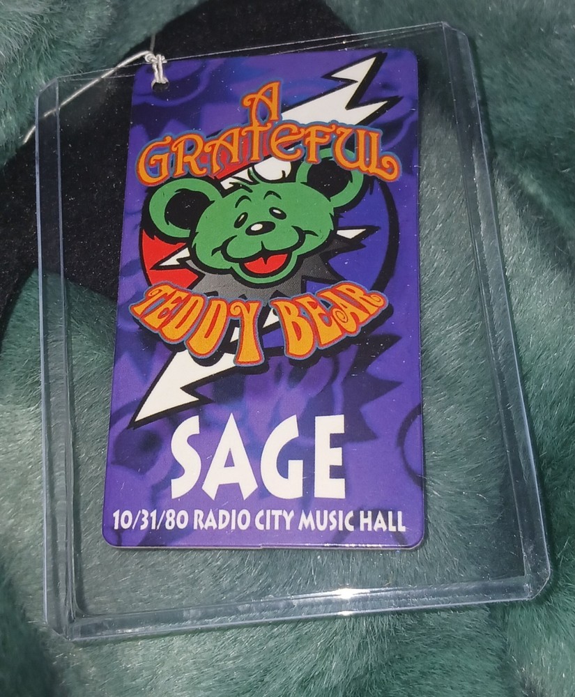 Large 14" Grateful Dead Liquid Blue Teddy Bear SAGE