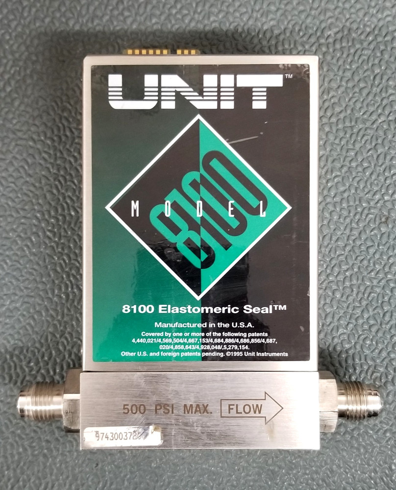 UNIT 8100 Elastomeric Seal Flow Controller 500 PSI UFC-8100, 8100-100492