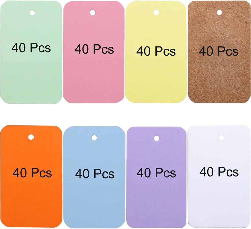 Primbeeks 8 Pack Multicolor Index Cards with Binding Rings, 320,