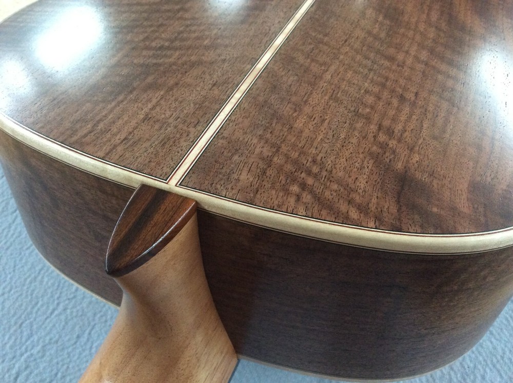 Handmade Baritone Bass Classical Guitar Walnut/Cedar Top Tonewood