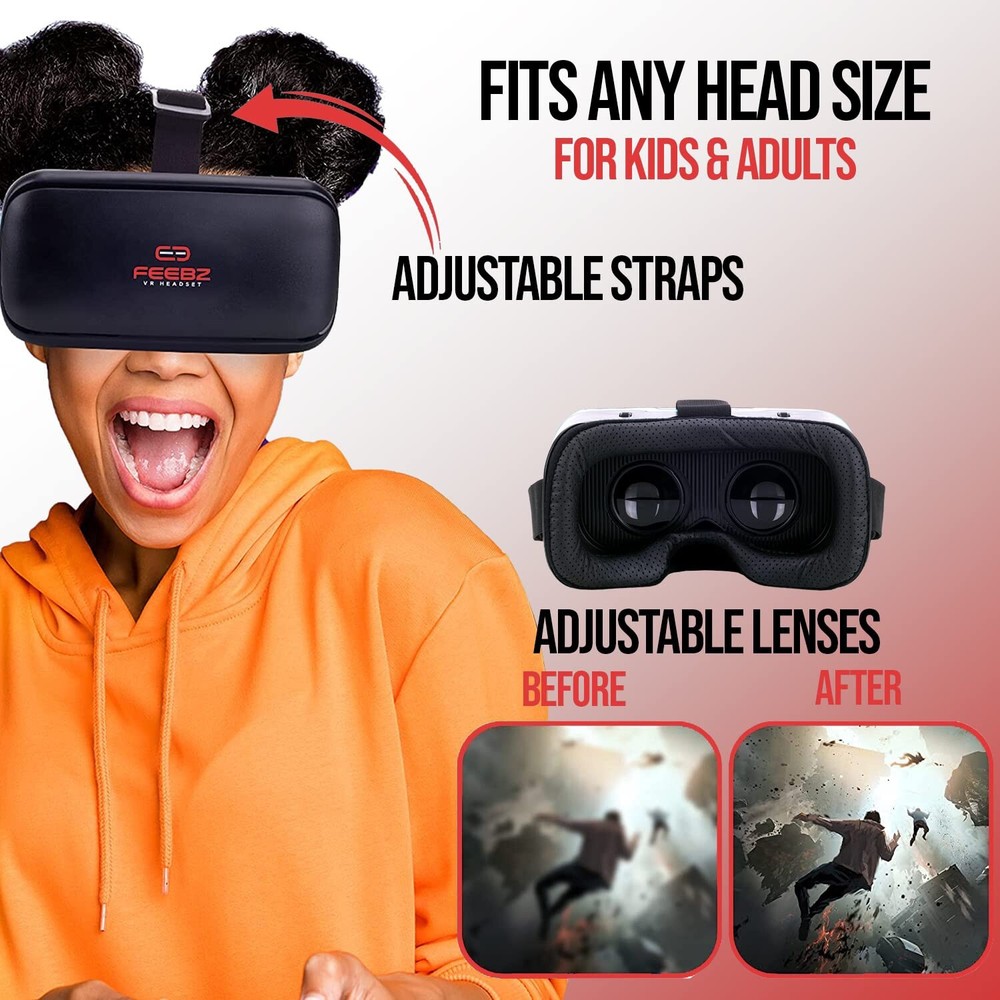 Virtual Reality Headset for Kids - Limited Xmas Edition iPhone & Android 3144