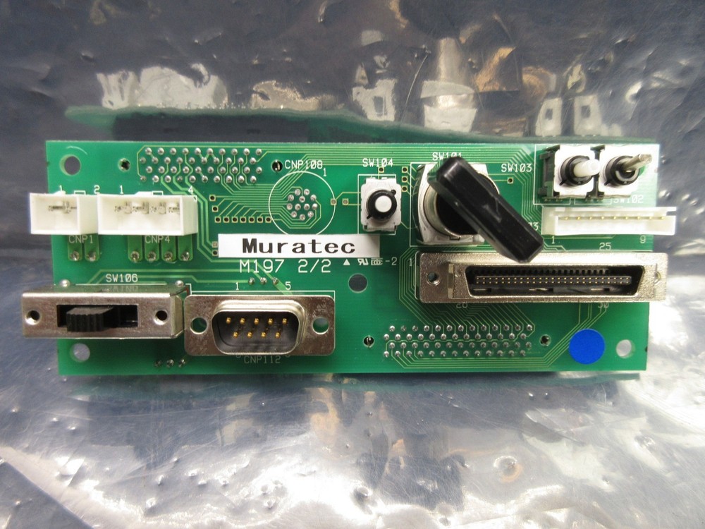 Muratec HASSYC810301 Operator Interface PCB with Key M197 2/2 Used Working