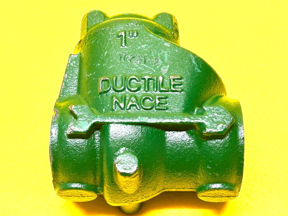 APACHE 1" NPT DUCTILE NACE DICV-2000-1 SWING CHECK VALVE CWP 2000 PSI