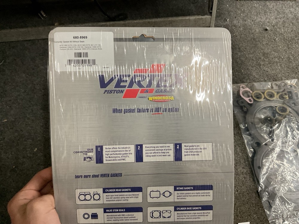Vertex Complete Gasket Kit Polaris 2013-2022 808969 (Missing)