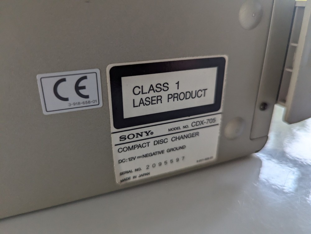 Sony 10 CD Changer CDX-705 #2 BU2