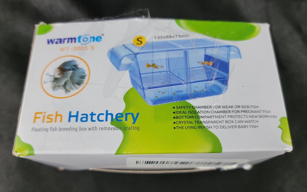 Warm Tone Fish Hatchery WT-2023 S Small Breeding Box New Open Box