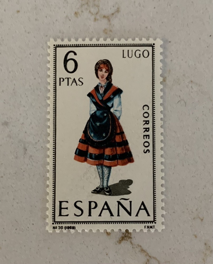 Spain Folk Costume Lugo 1969 MNH