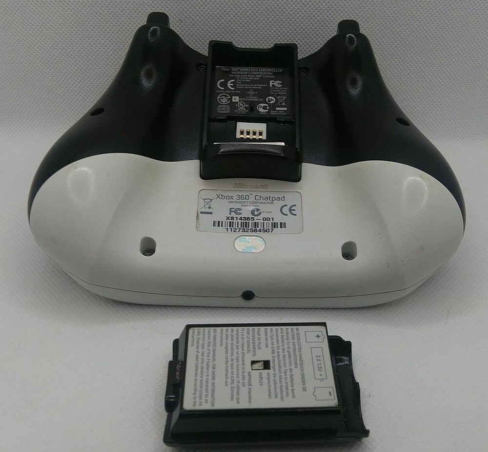 📦 Microsoft Xbox 360 Wireless Controller With Chatpad Model X814365-001 🎮