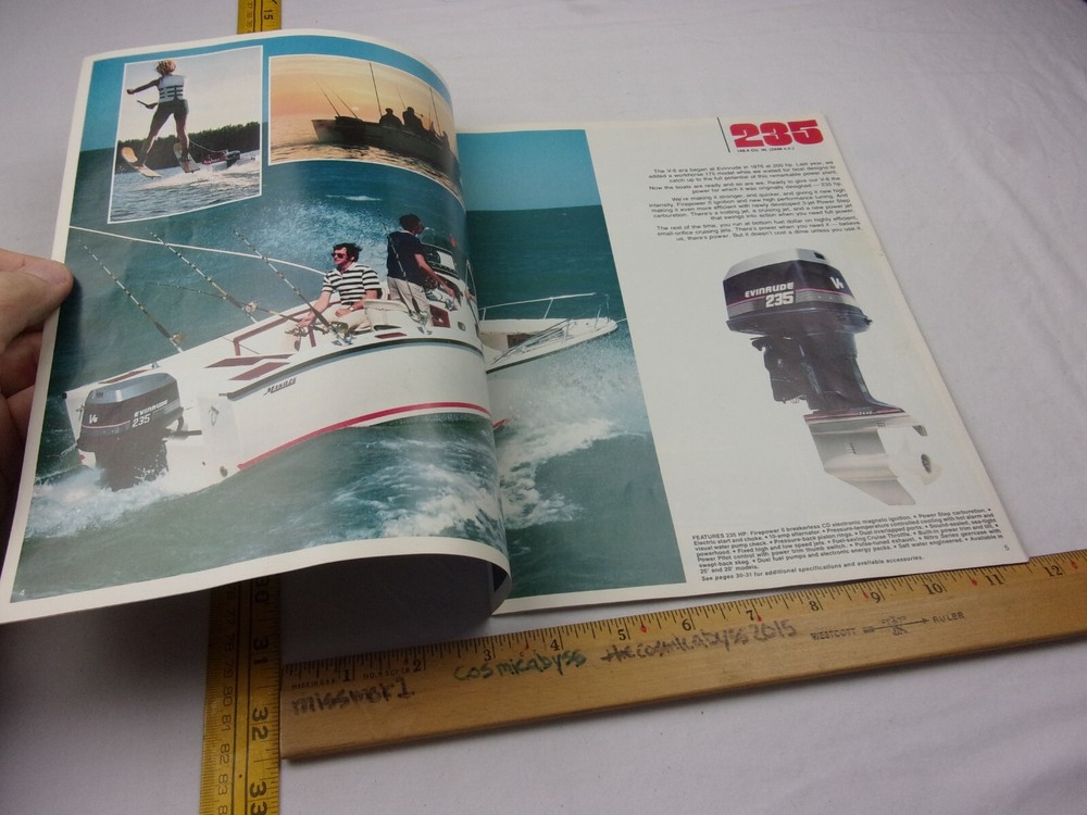 Evinrude 1978 catalog boar engines magazine