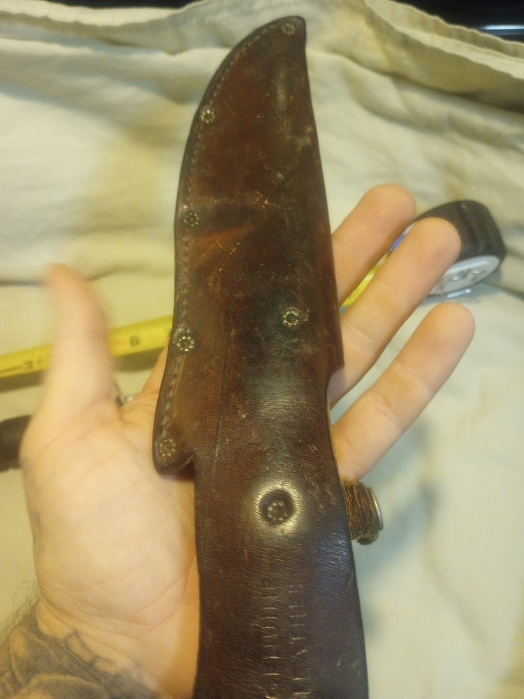 WW2 US KA-BAR Mark 2 FIGHTING KNIFE & Sheath