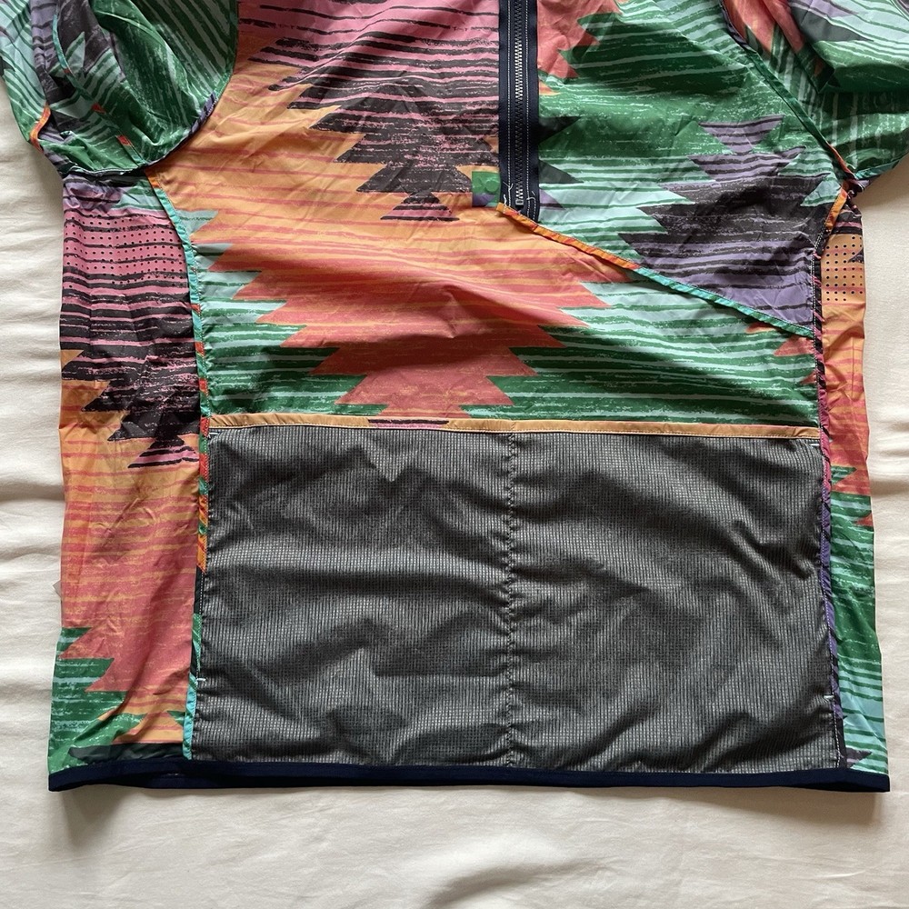 Greyson Golf Paclite Windbreaker Jacket Men's XL Green Flash Newago Pattern