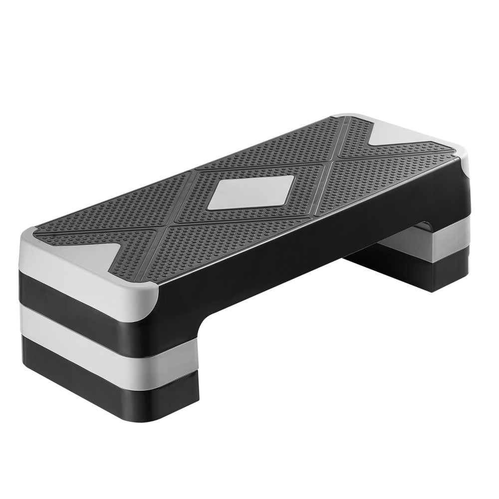 Aerobic Stepper 4 Adjustable Height Platform w/ Non-Slip Surface, Free Shipping