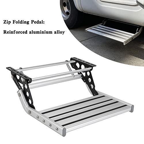 Aluminum Manual Pull Out Drop Down Folding Step Motorhome RV Campervan Caravan