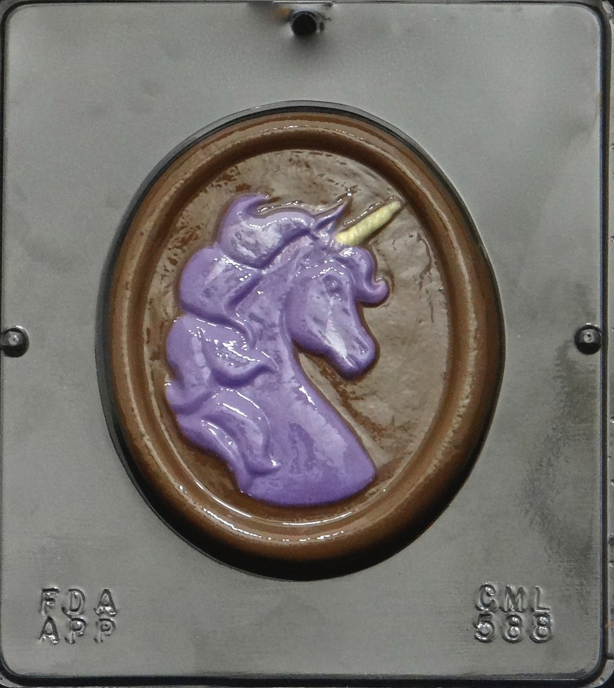 Unicorn Plaque Chocolate Candy Mold 588 NEW