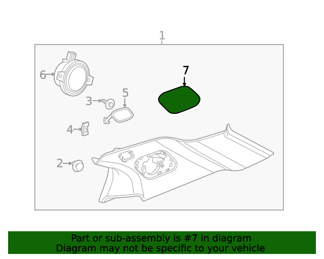 Genuine GM Speaker Grille 42809290