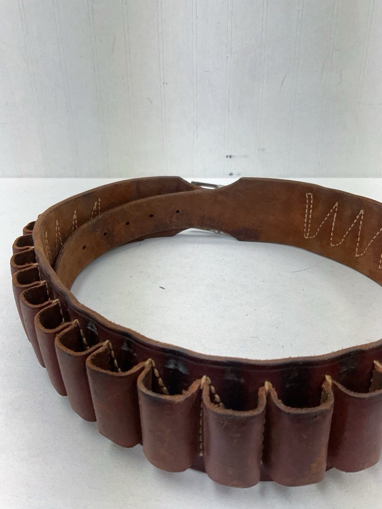 Vintage The George Lawrence Leather Ammo Belt | Size Medium