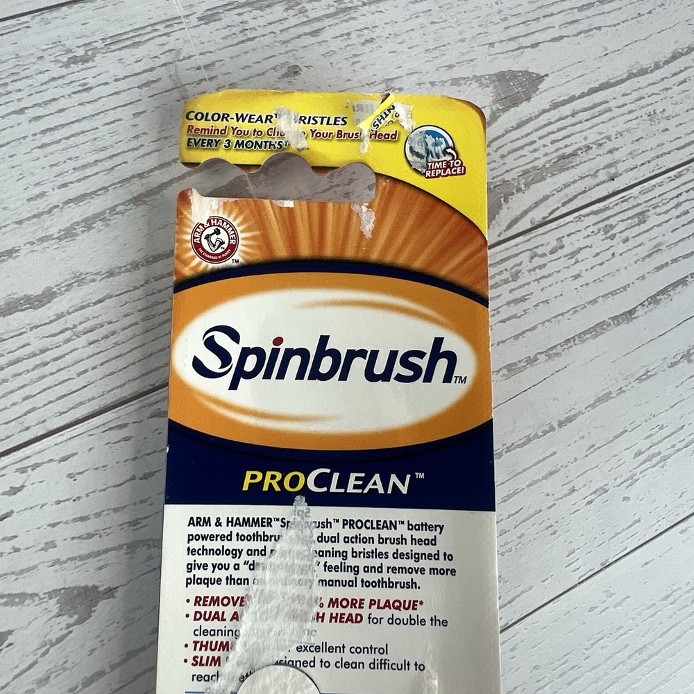 Arm & Hammer Spinbrush Pro Clean Electric Toothbrush Replacement, Soft.