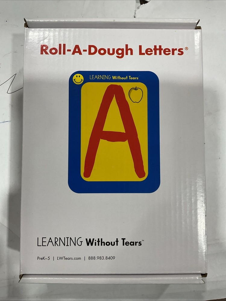 ROLL A DOUGH LETTERS, NUMBERS & TRAY Dough Handwriting Without Tears Learning