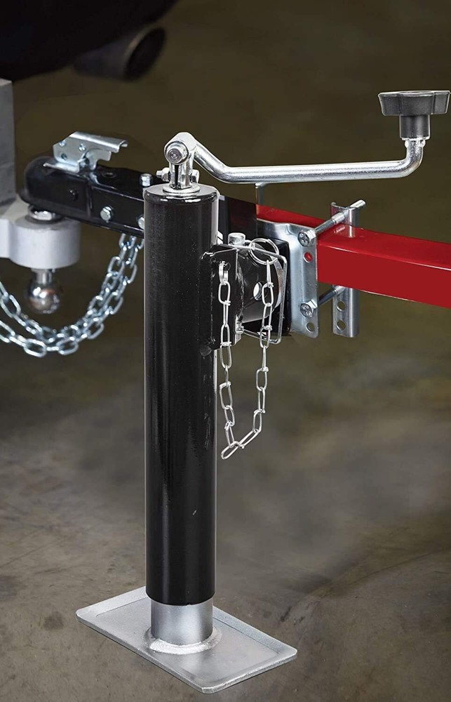 BIG RED 2000 LBs Capacity Weld on Pipe Mount Swivel Trailer Jack