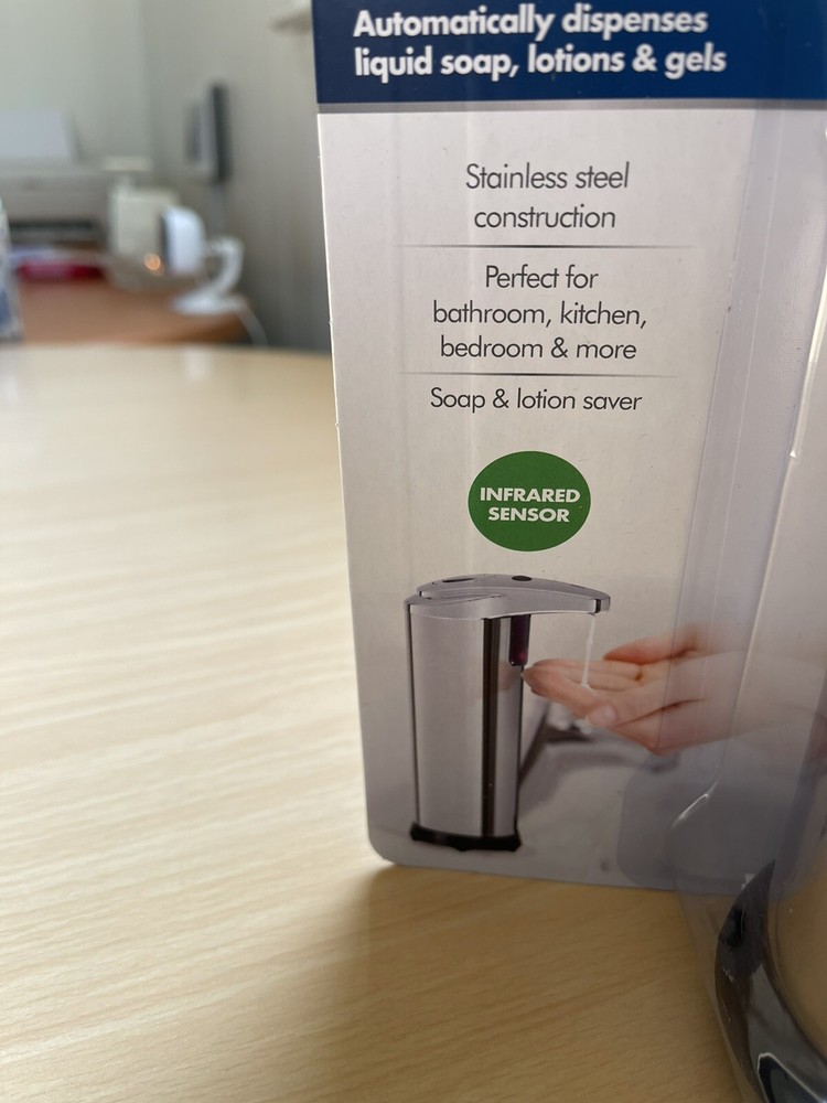 Stainless Steel Automatic Infrared Sensor Soap Dispenser Liquid No Touch Sensor