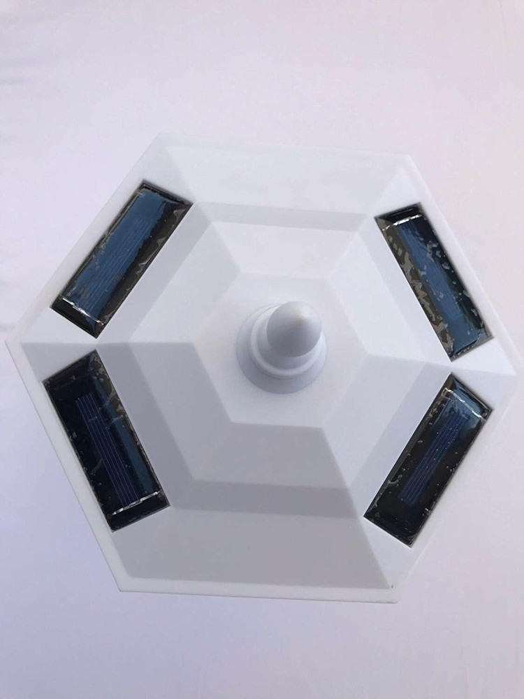 2pcs Solar Post Cap Light Hexagon w/ Super Bright SMD LED Wall Mount/4"/ 5" / 6"