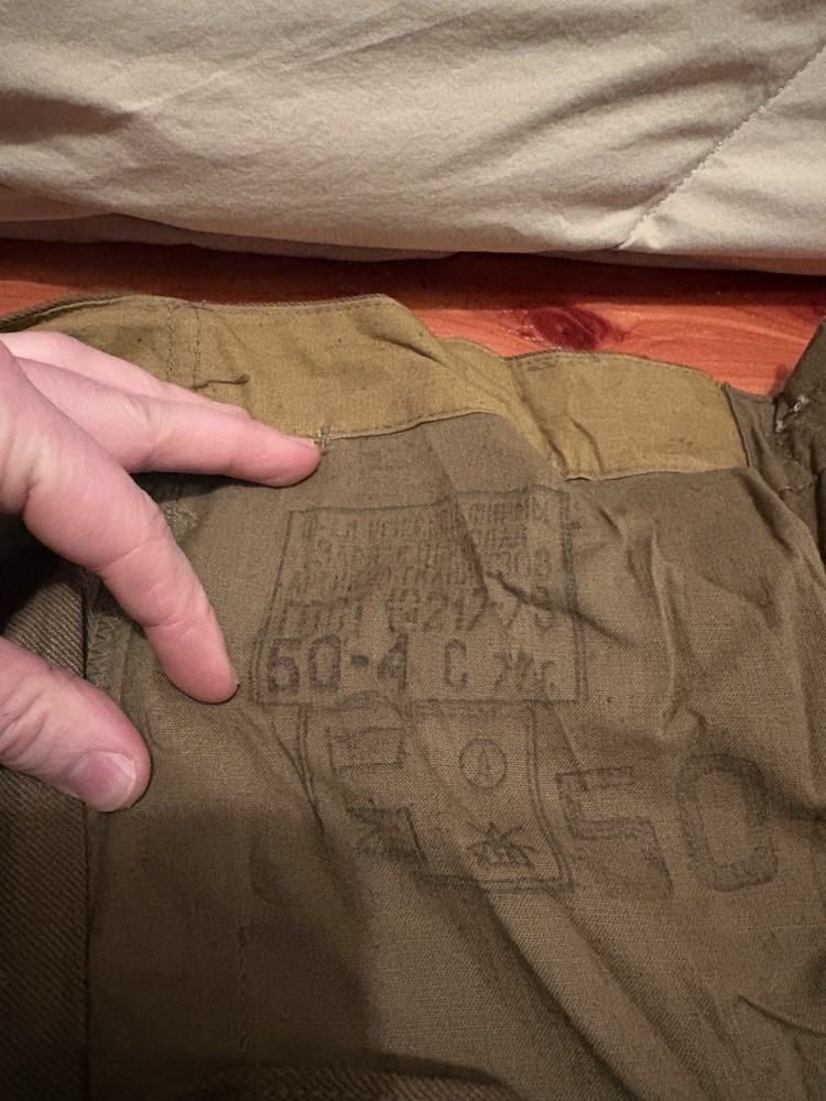 Soviet Uniform Set Size 50-4, NEW OLD STOCK