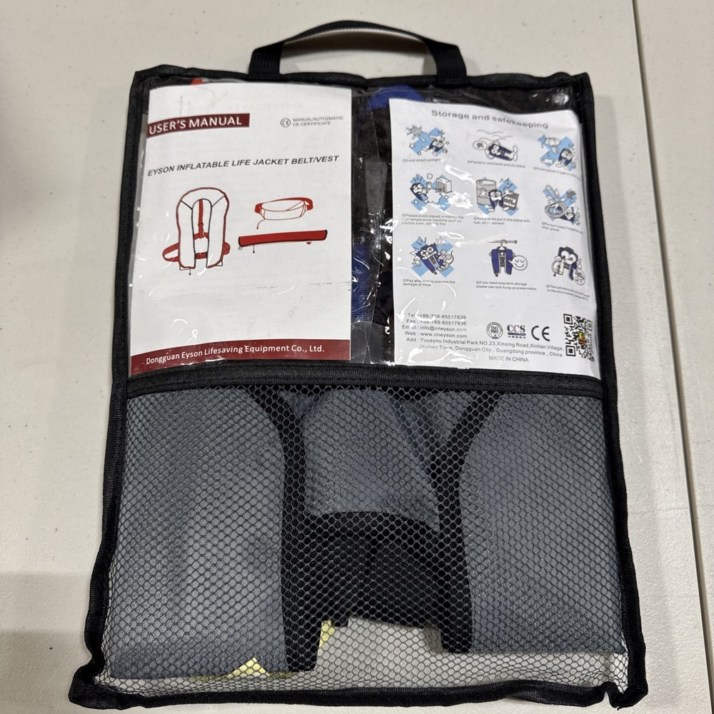 eyson inflatable life jacket B15 R2