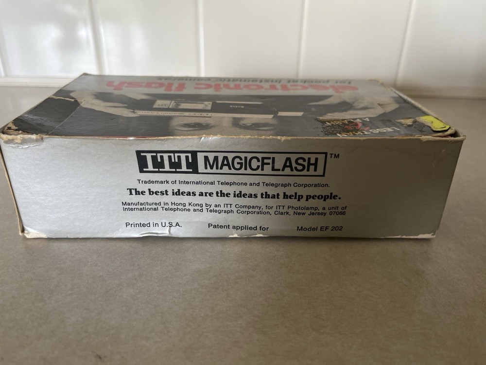 Vintage ITT Magicflash Electronic Flash Unit - In Original Box
