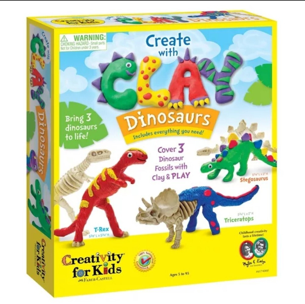 Create with Clay Dinosaurs - Creativity for Kids