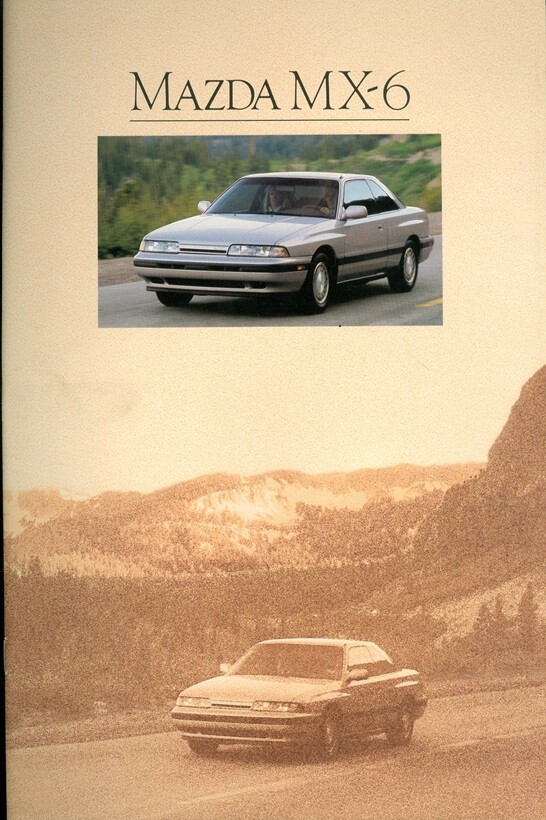 1990 Mazda MX-6 Sales Brochure 16-pages